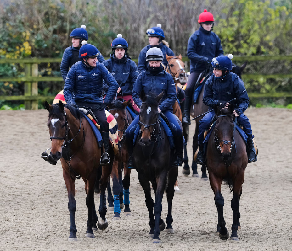 Always a good sign: a cheerful staff makes for happy horses and vice versa